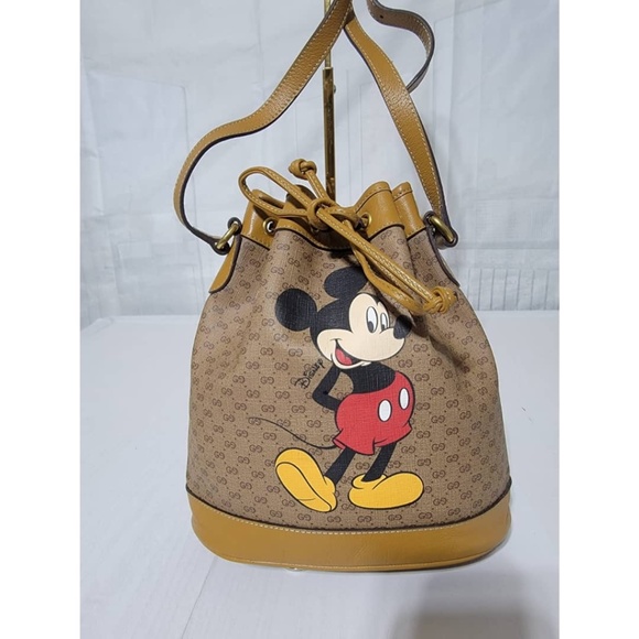 Authentic GUCCI DISNEY Sweets GG Micky Mouse Bucket Bag - Picture 5 of 16